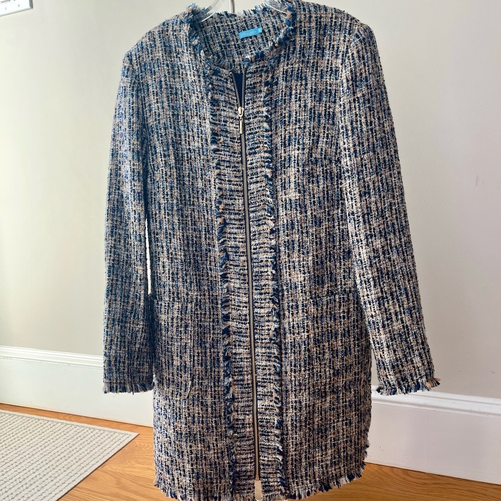Elegant J McLaughlin Tweed Coat